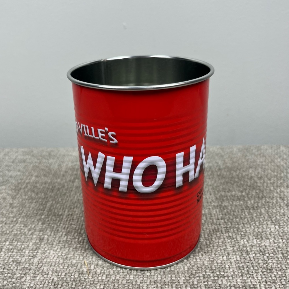 Universal Studios Dr.Seuss Whoville Green Eggs & Ham Who Hash Souvenir Can